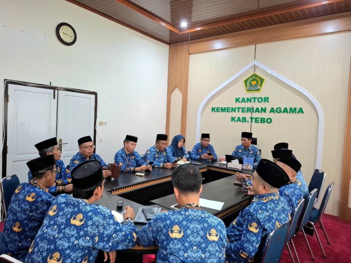 Kepala MTsN 1 Tebo Ikuti Rapat Persiapan Aksioma