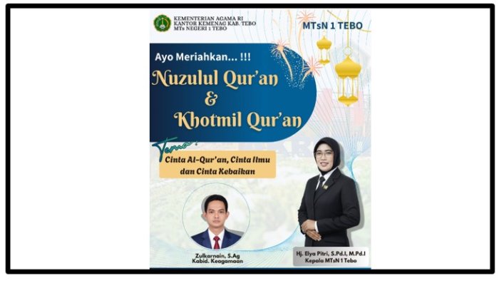 Penerapan Kurikulum Cinta Melalui Nuzulul Qur'an dan Khatmil Qur'an di MTsN 1 Tebo Penerapan Kurikulum Cinta Melalui Nuzulul Qur'an dan Khatmil Qur'an di MTsN 1 Tebo