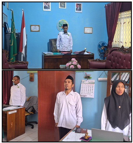 MTS N 1 TEBO DUKUNG SE NOMOR 1 TAHUN 2025 DAN NYANYIKAN LAGU INDONESIA RAYA PADA SENIN DAN KAMIS 