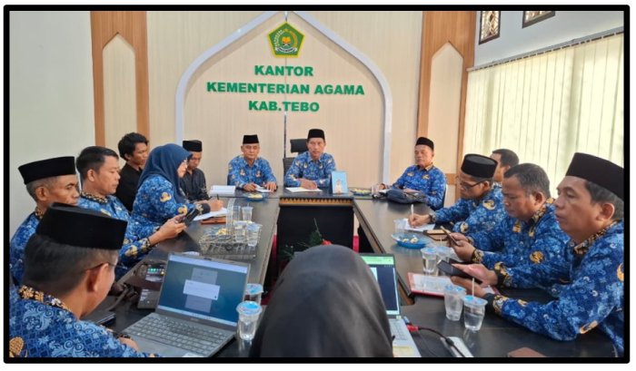 Kepala MTsN 1 Tebo Ikuti Rapat Koordinasi Bersama Kakan Kemenag Bahas Persiapan OMI Tingkat Provinsi Kepala MTsN 1 Tebo Ikuti Rapat Koordinasi Bersama Kakan Kemenag Bahas Persiapan OMI Tingkat Provinsi