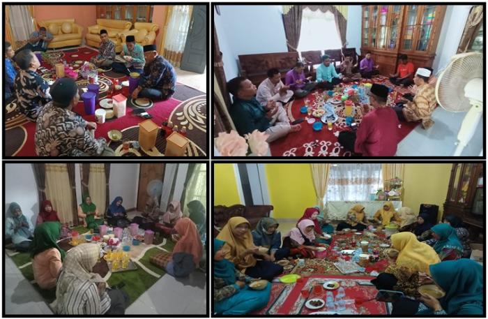 HALAL BIHALAL DI KEDIAMAN GURU MTs N 1 TEBO MEMPERERAT SILATURAHIM