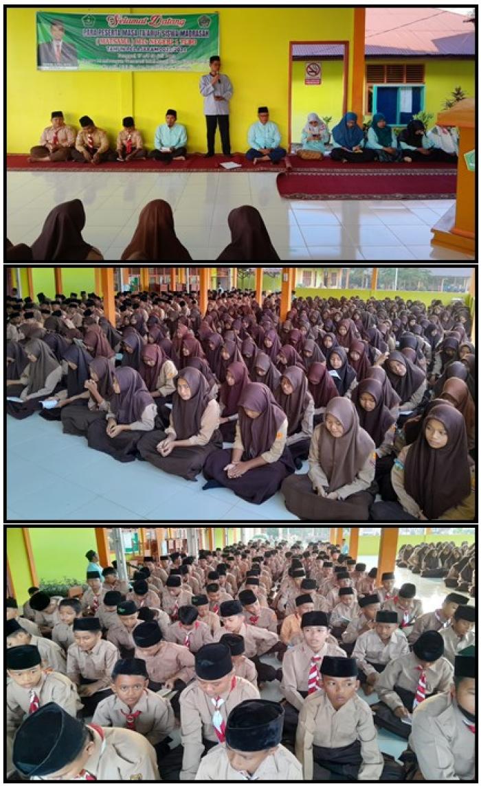 MTs N 1 TEBO GELAR YASINAN PERDANA TAHUN PELAJARAN 2023/2024