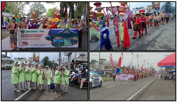 MTs N 1 TEBO IKUT BERPARTISIPASI DALAM KARNAVAL BUDAYA DAN PEMBANGUNAN HUT RI KE 78 MTs N 1 TEBO IKUT BERPARTISIPASI DALAM KARNAVAL BUDAYA DAN PEMBANGUNAN HUT RI KE 78