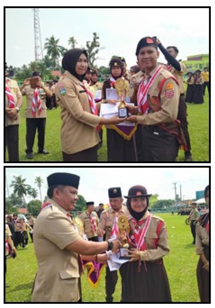 MTs N 1 TEBO RAIH JUARA 1 LOMBA GERAK JALAN TINGKAT PELAJAR SE KABUPATEN TEBO