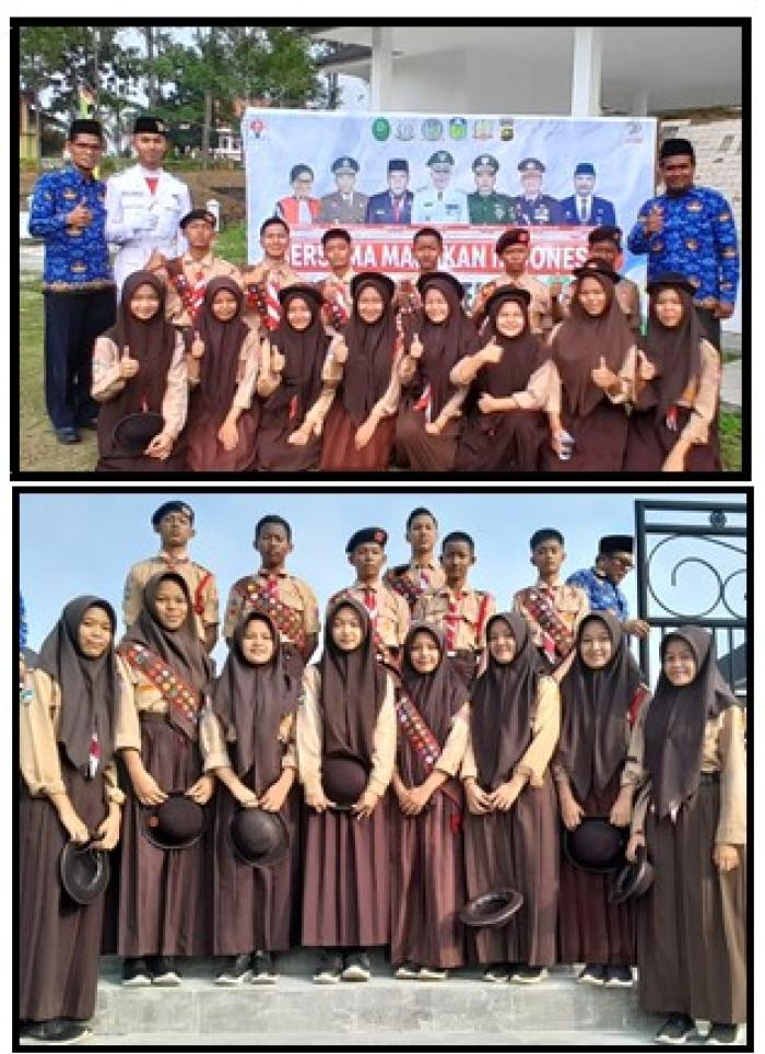 MTs N 1 TEBO IKUTI UPACARA SUMPAH PEMUDA KE 95