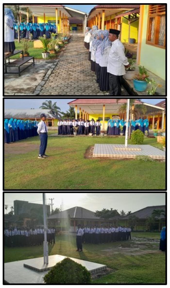 UPACARA PERDANA PADA SEMESTER GENAP 2024