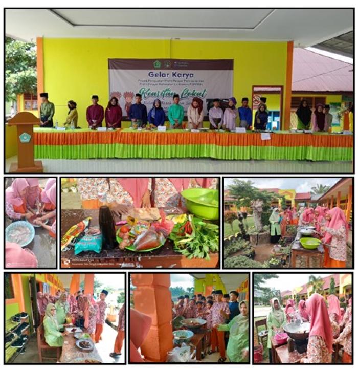 MTs N 1 TEBO SUKSES ADAKAN GELAR KARYA KULINER MASAK ITAM SEMABU P5P2RA