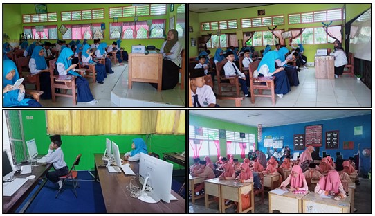 MTs N 1 TEBO LAKSANAKAN UJIAN SUMATIF AKHIR SEMESTER TP 2024/2025