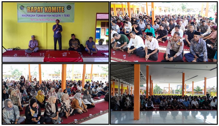 DIMOMEN MENJELANG PEMBAGIAN RAPOR KOMITE ADAKAN RAPAT BERSAMA WALI MURID