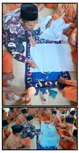 MTsN 1 TEBO ADAKAN PRAKTIK PENYELENGGARAAN JENAZAH