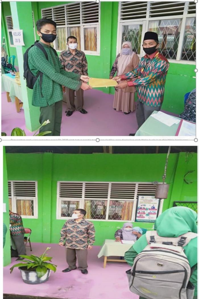 PENYERAHAN SOAL SEMESTER 1 MTsN 1 TEBO