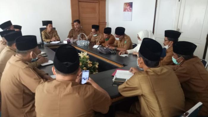RAKKOORD PENINGKATAN DISIPLIN DAN KINERJA SERTA PROSES REKRUTMEN PTK PARA KAMAD DG KANKEMENAG KAB. TEBO