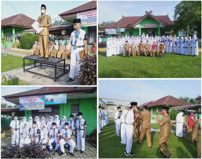 PELANTIKAN DAN SERAH TERIMA PENGURUS OSIM MTS NEGERI 1 TEBO PERIODE 2021