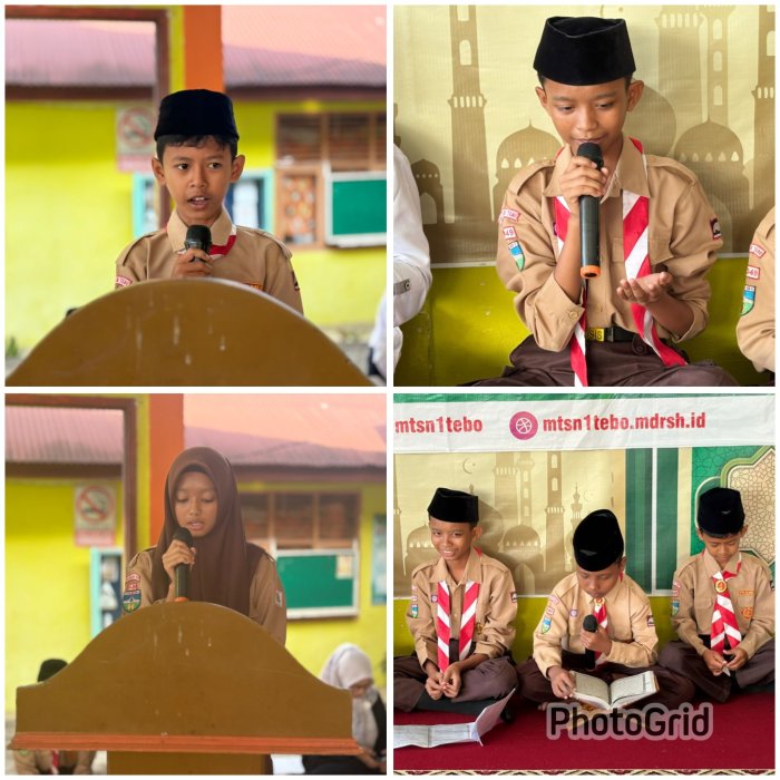 MTsN 1 Tebo Integrasikan Muhadharah, Tilawah, dan Tahfidz di Jumat Berkah