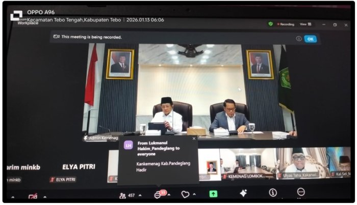 Perkuat Sinergi Nasional, Kepala MTsN 1 Tebo Ikuti Arahan Virtual Menteri Agama RI Perkuat Sinergi Nasional, Kepala MTsN 1 Tebo Ikuti Arahan Virtual Menteri Agama RI