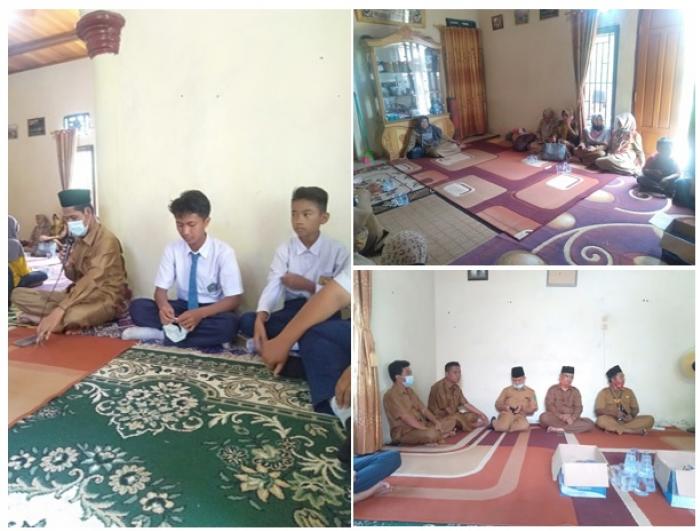 MTSN 1 TEBO LAKSANAKAN TAKZIAH KE RUMAH SEORANG ALUMNI MTSN 1 TEBO