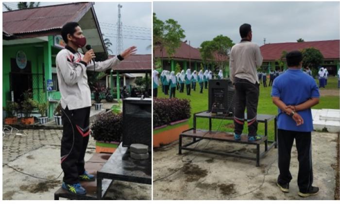 MTsN 1 TEBO LAKUKAN PEMBAGIAN NOMOR UJIAN MADRASAH KELAS IX TAHUN PELAJARAN 2020/2021