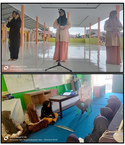 PERSIAPKAN PESERTA MTQ, SISWA MTs N 1 TEBO GELAR LATIHAN BERSAMA PERSIAPKAN PESERTA MTQ, SISWA MTs N 1 TEBO GELAR LATIHAN BERSAMA