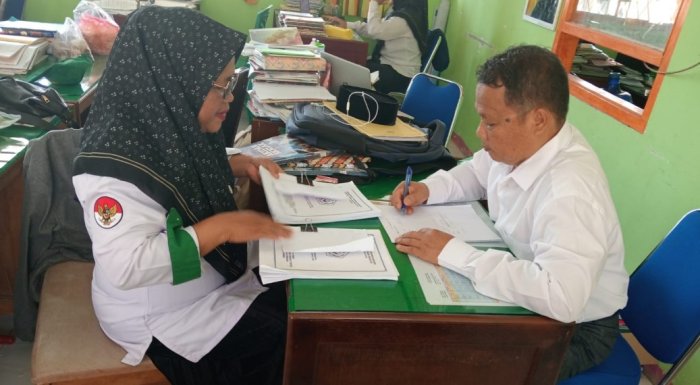 MTsN 1 TEBO ADAKAN SUPERVISI ADMINISTRASI GURU