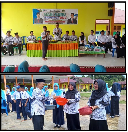 MERIAHKAN HUT PGRI KE 79 MTs N 1 TEBO ADAKAN LOMBA GEMBIRA