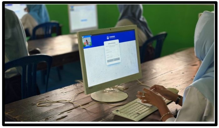 MTsN 1 Tebo Gelar Simulasi Tes Akademik Siswa