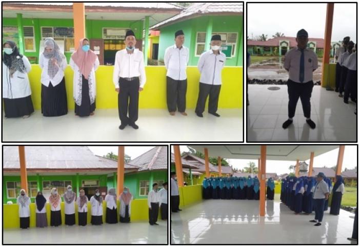 MTs N 1 TEBO ADAKAN APEL DI AULA 