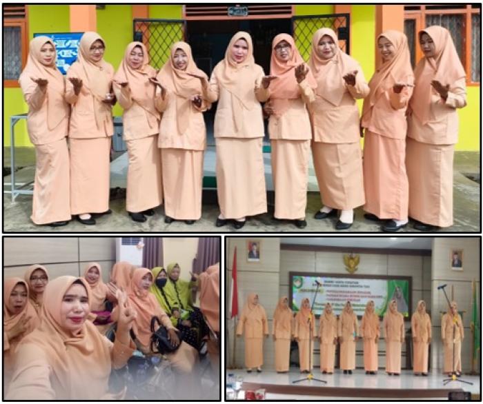 DWP MTs N 1 TEBO IKUTI LOMBA MARS DAN HYMNE TINGKAT KEMENTERIAN AGAMA KABUPATEN TEBO