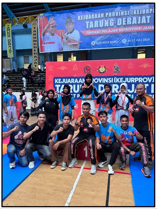 MEMBANGGAKAN, SISWI MTSN 1 TEBO RAIH MEDALI EMAS DI KEJURPROV TARUNG DERAJAT PELAJAR