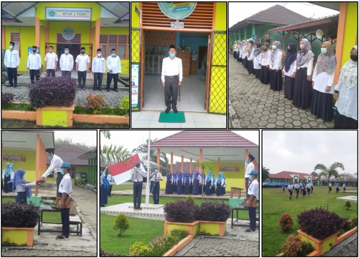 UPACARA BENDERA PERDANA DI SEMESTER GENAP 2022