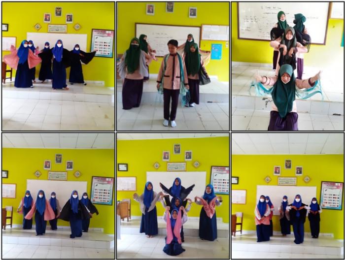 PRAKTEK SENI TARI (KREASI) MTs N 1 TEBO