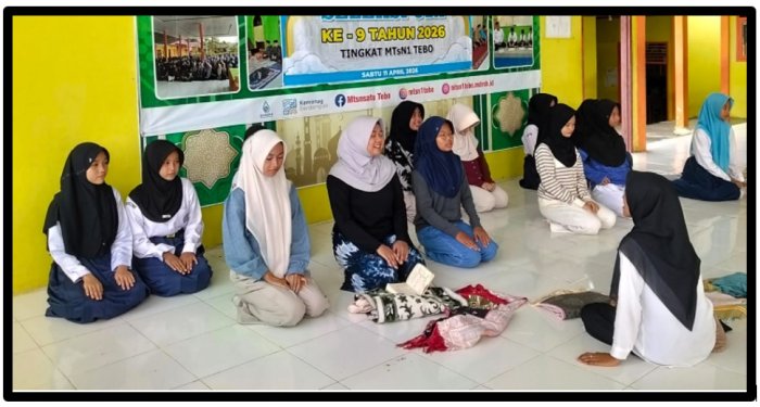 Matangkan Persiapan Perpisahan, Siswa MTsN 1 Tebo Intensif Ikuti Bimbingan Khotmil Quran
