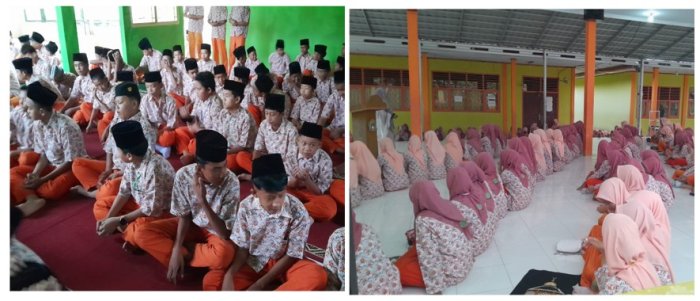 Tetap Jaga Spiritual, Siswa MTsN 1 Tebo Konsisten Shalat Dhuha di Tengah Ujian Asesmen Genap