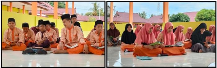 LATIHAN AL BARZANJI DI MTs N 1 TEBO