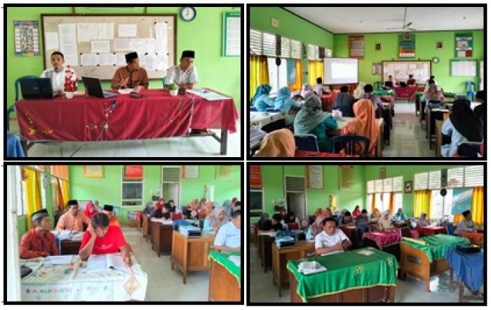 MTs N 1 TEBO ADAKAN RAPAT PEMBAGIAN BEBAN TUGAS GURU TAHUN AJARAN 2022/2023 