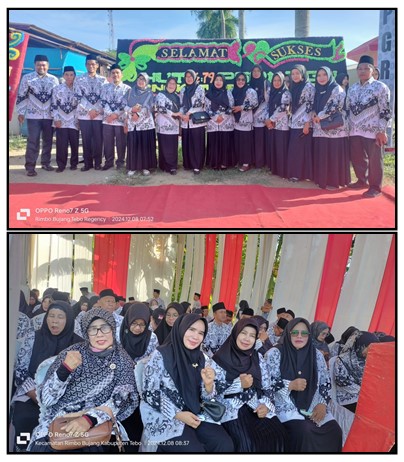 MAJELIS GURU MTs N 1 TEBO HADIRI UPACARA HUT PGRI KE 79 MAJELIS GURU MTs N 1 TEBO HADIRI UPACARA HUT PGRI KE 79