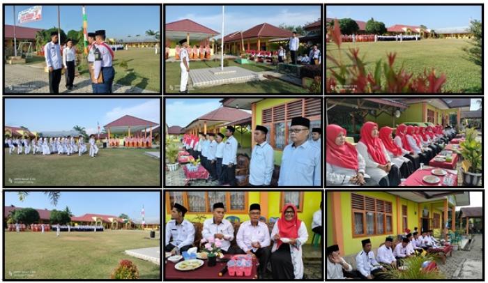 MTs N 1 TEBO ADAKAN UPACARA BENDERA HUT RI KE 77