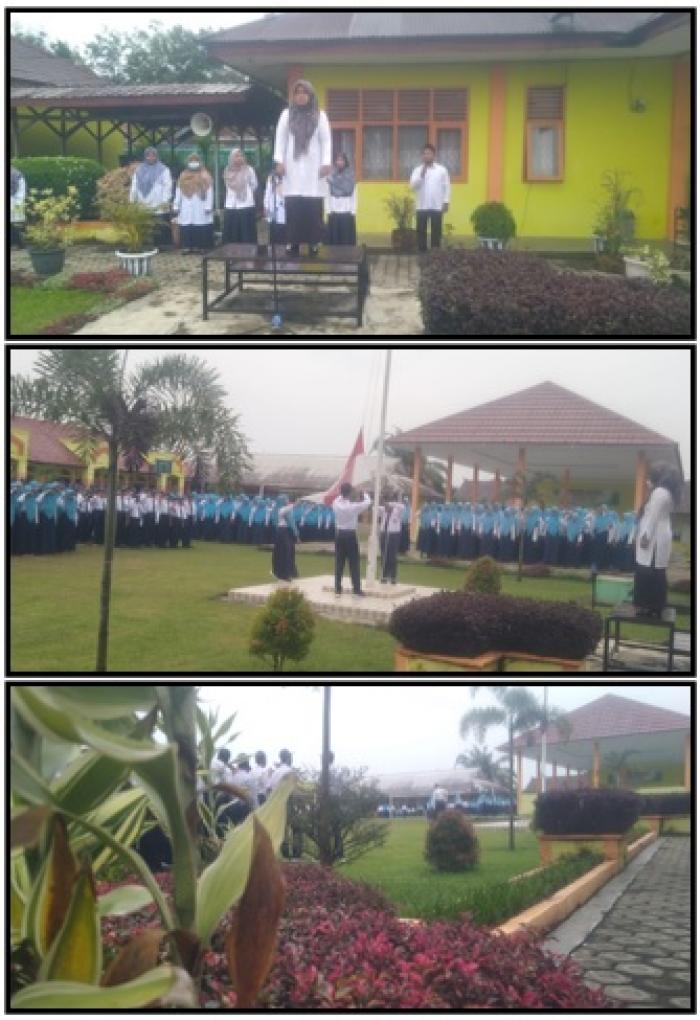 RUTINITAS PELAKSANAAN UPACARA BENDERA MTs N 1 TEBO