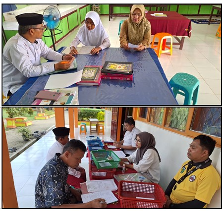 PANITIA PPDB MTs N 1 TEBO GELAR TES BACA QUR'AN