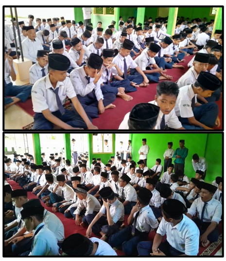 RUTINITAS PAGI MTS ADAKAN SHOLAT DHUHA