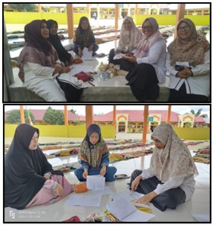 DARMA WANITA PERSATUAN MTs N 1 TEBO ADAKAN PERSIAPAN LOMBA TAHLIL  