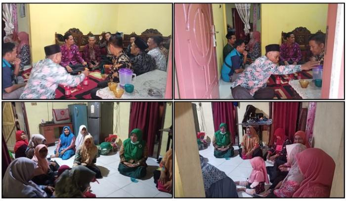 TUNJUKKAN SIKAP PEDULI, KAMAD DAN GURU MTs N 1 TEBO JENGUK KARYAWAN YANG SAKIT