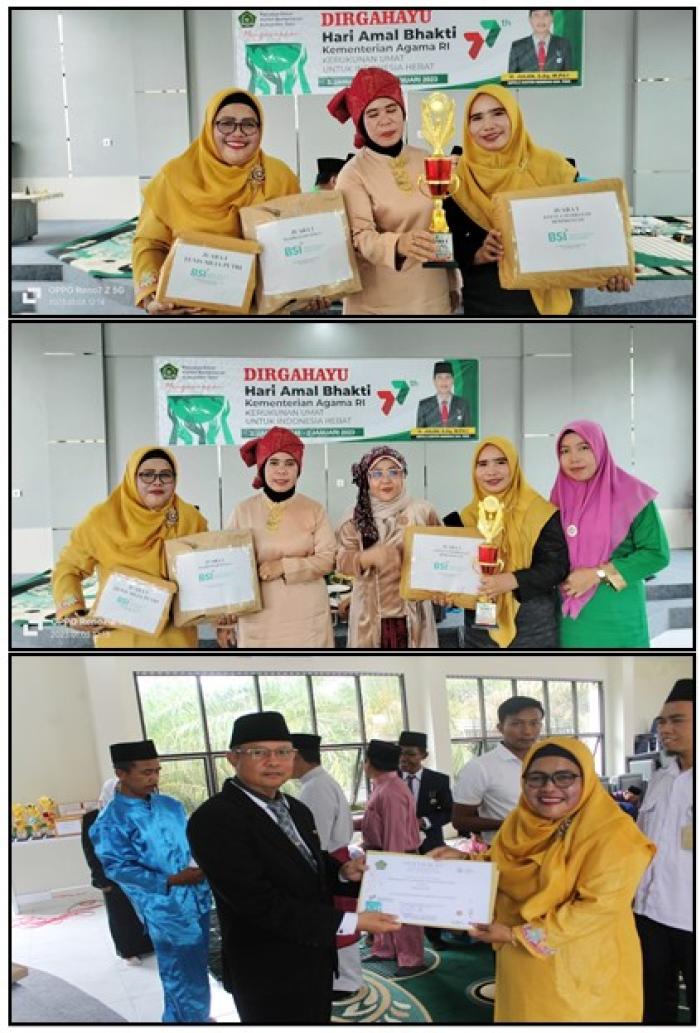 MTs N 1 TEBO BORONG JUARA HAB KE-77 KEMENTERIAN AGAMA KABUPATEN TEBO