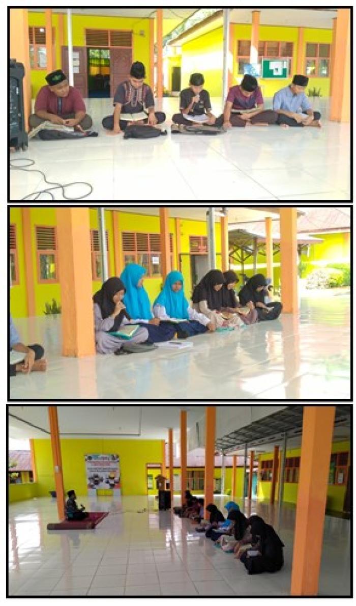 MTs N 1 TEBO GELAR LATIHAN TILAWAH PERDANA DISEMESTER GENAP