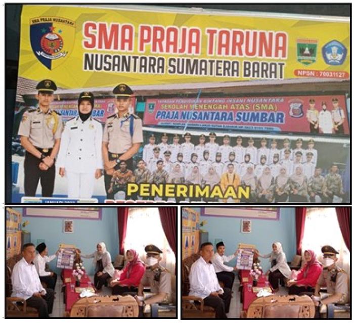 MTs N 1 TEBO KEDATANGAN TAMU DARI SMA PRAJA TARUNA NUSANTARA