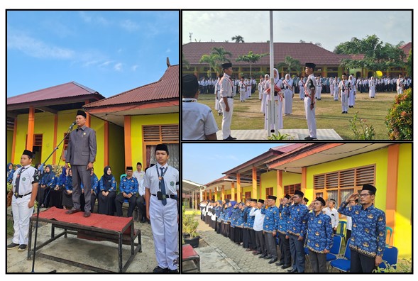 ANGGOTA DPRD UPACARA SUMPAH PEMUDA DI MTs N 1 TEBO