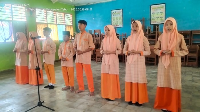 MTsN 1 Tebo Gelar Lomba Lagu Mars Madrasah