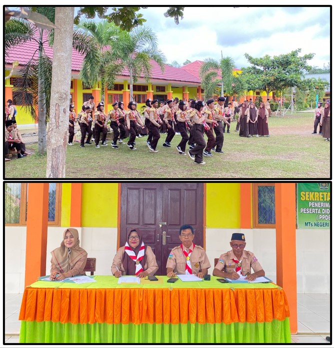 GELAR LOMBA YEL-YEL PRAMUKA, SISWA-SISWI MTSN 1 TEBO SEMANGAT MEMBARA