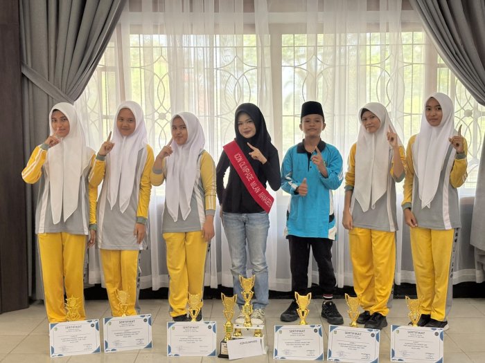 MTsN 1 TEBO BORONG 7 PRESTASI DI OLYMPIADE DISPORAPAR KAB. TEBO*