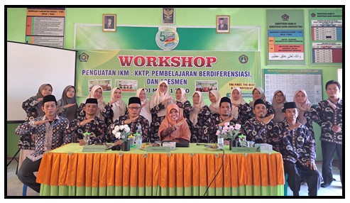 MTs N 1 TEBO GELAR WORKSHOP IMPLEMENTASI KURIKULUM MERDEKA (IKM)