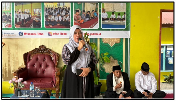 Peringatan Isra Miraj di MTsN 1 Tebo: Momentum Penguatan Karakter dan Kedisiplinan Ibadah